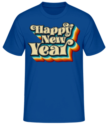 Happy New Year - Men's Basic T-Shirt - Royal blue - Front