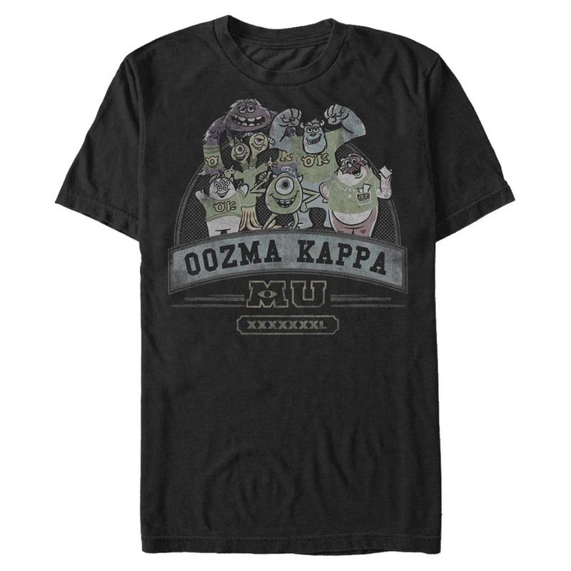 Preview: Pixar - Monsters - Oozma Kappa Oozma - Men's T-Shirt - Black - Front