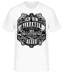 Ich Bin Alexander Black · Männer Basic T-Shirt