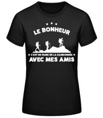 Bonheur De La Randonnée Avec Mes Amis · T-shirt femme B&C