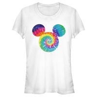 Disney - Mickey Mouse - Mickey Tie Dye Fill - Women's T-Shirt - White - Front