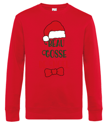 Beau Gosse De Noël - Sweat-shirt standard pour homme - Rouge - Devant