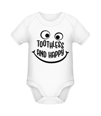 Toothless And Happy - Body manches courtes bio - Blanc - Devant
