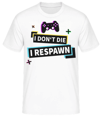I Respawn - T-shirt standard Homme - Blanc - Devant