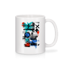 Surfing And Graffiti - Mug - White - Front