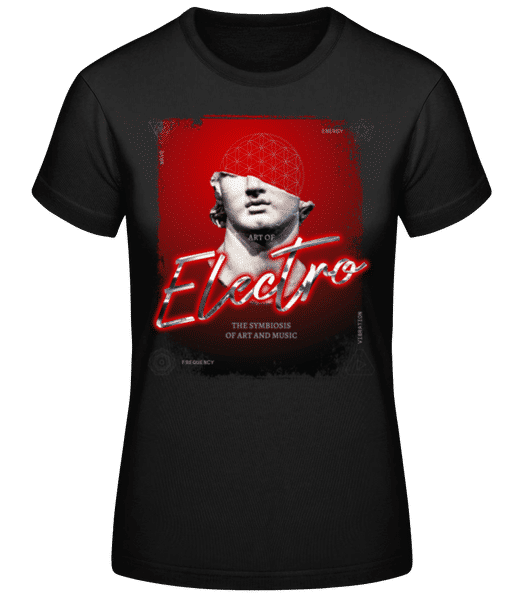Aperçu: The Art Of Electro - T-shirt standard Femme - Noir - Devant