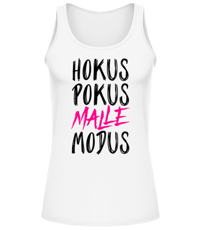Vorschau: Hokus Pokus Malle Modus - Frauen Tank Top - Weiß - Vorne