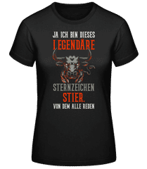 Legendäres Sternzeichen Stier · Frauen Basic T-Shirt