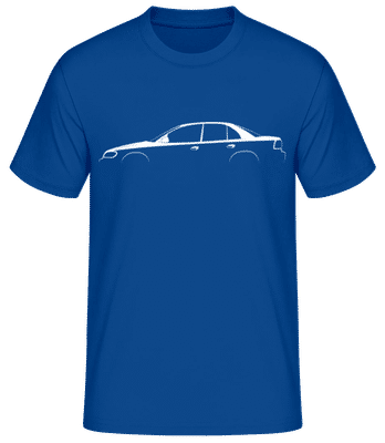 'Opel Omega (B2)' Silhouette - T-shirt standard Homme - Bleu royal - Devant