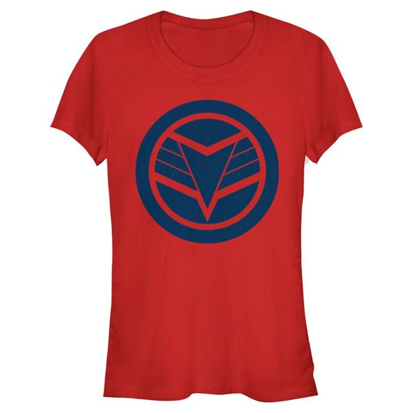 Aperçu: Marvel - Falcon et le soldat de l'hiver - Falcon Blue Shield - Femme T-shirt - Rouge - Devant