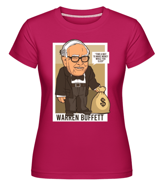 Aperçu: Warren Buffet Up Carl -  T-shirt Shirtinator femme - Magenta - Devant