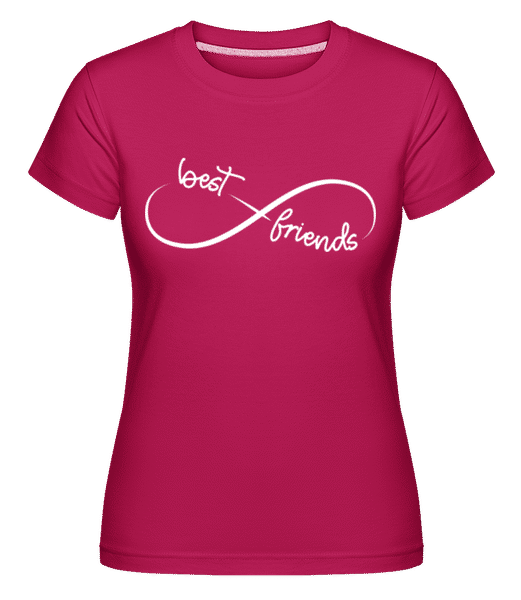 Preview: Best Friends Infinity -  Shirtinator Women's T-Shirt - Magenta - Front