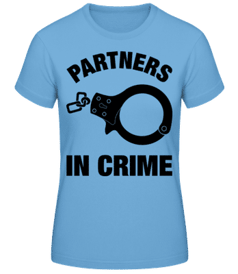 Partners In Crime - Dámske basic tričko - Svetlo modrá - Predné