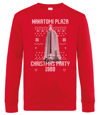 Nakatomi Plaza Christmas Party 1988 - Pánska štandardná mikina - Červená - Predné