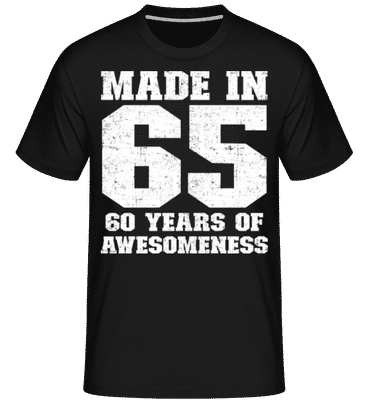 60 Years Of Awesomeness -  T-Shirt Shirtinator homme - Noir - Devant