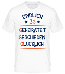 Endlich 3G Geheiratet Geschieden · Männer T-Shirt B&C