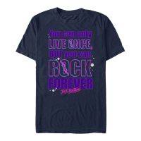 Netflix - Julie And The Phantoms - Text Rock Forever - Men's T-Shirt - Navy - Front