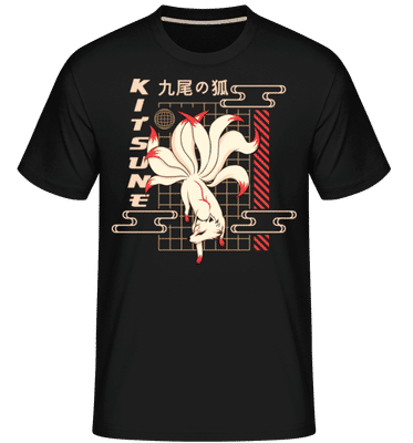 Kitsune -  T-Shirt Shirtinator homme - Noir - Devant