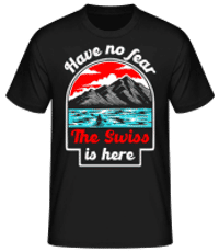 The Swiss Is Here - Pánské basic tričko - Černá - Napřed