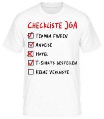 JGA Checkliste · Männer T-Shirt B&C