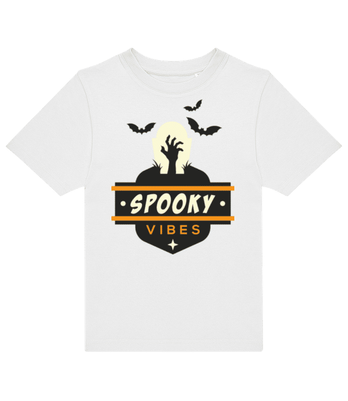 Aperçu: Spooky Vibes - T-shirt homme B&C - Blanc - Devant