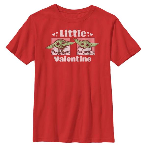 Aperçu: Star Wars - The Mandalorian - The Child Little Valentine - Valentine's Day - Enfant T-shirt - Rouge - Devant