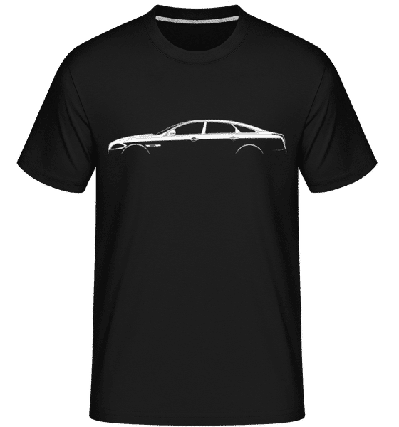 Aperçu: 'Jaguar XJ L (X351)' Silhouette -  T-Shirt Shirtinator homme - Noir - Devant