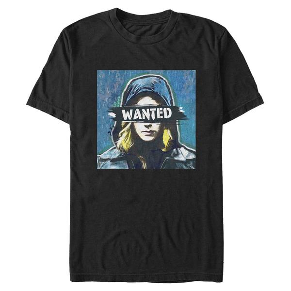 Aperçu: Marvel - Falcon et le soldat de l'hiver - Sharon Carter Wanted - Homme T-shirt - Noir - Devant