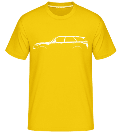 'Range Rover Sport (2022)' Silhouette - Shirtinator Men's T-Shirt - Golden yellow - Front