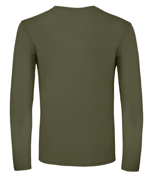 Preview: Men's B&C Longsleeve - Khaki - Back