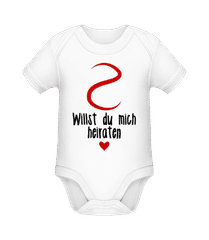 Willst Du Mich Heiraten? · Baby Bio Strampler
