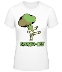 Brokko Lee - Frauen Basic T-Shirt - Weiß - Vorne