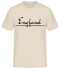 Fußball England Letters · Männer Basic T-Shirt