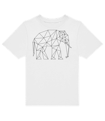 Éléphant polygonal abstrait · T-shirt enfants B&C
