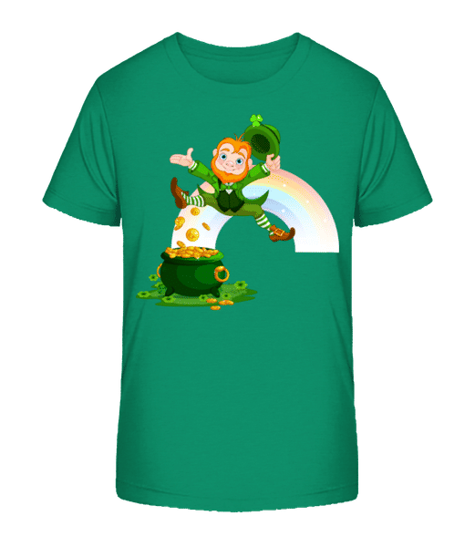Aperçu: Irish Fairy Logo - T-shirt bio Enfant Stanley Stella 2.0 - Vert - Devant