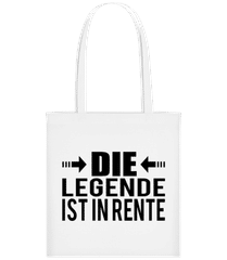 Die Legende Ist In Rente · Stofftasche