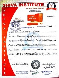 3477 Davinder Singh