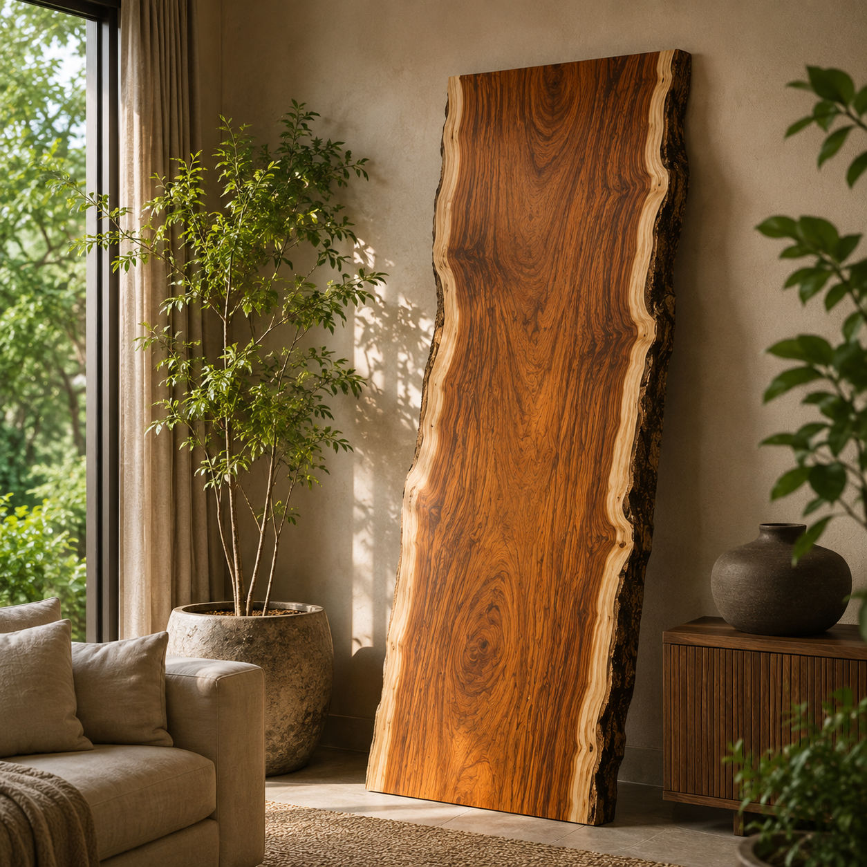 Live Edge Hardwood