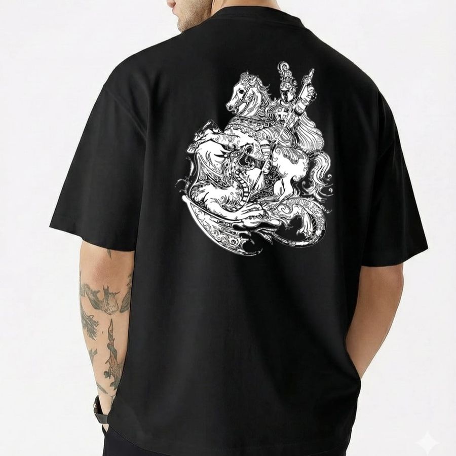 Men's Stylish Premium Drop Shoulder - White