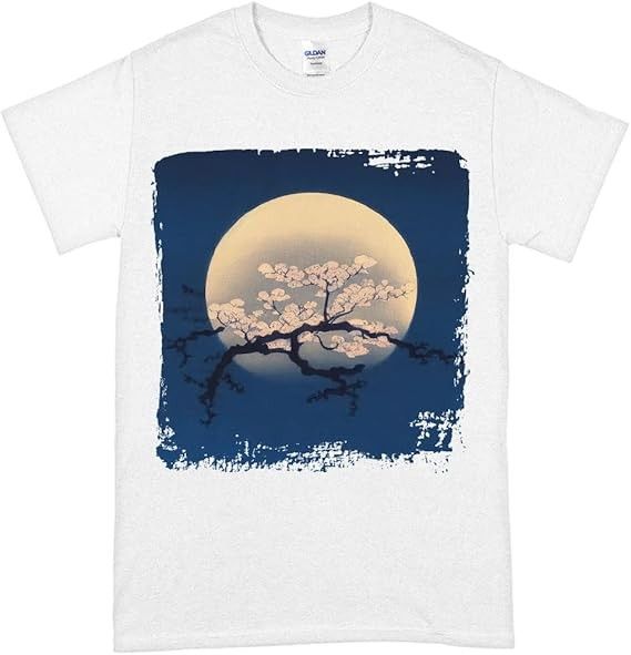Heavy Cotton Cherry Blossom Tee - 100% Cotton, Classic Unisex Fit