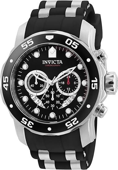 Invicta Men's Stainless Steel Pro Diver Watch - Quartz, Luminous Hands, 48mm
