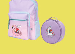 Yoobi x Marvel Floaty Spider Man Backpack & Unicorn Round Lunch Bag Set- Yoobi Lunch Bag