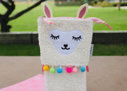 Stand Up Llama Pencil Case