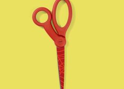 Yoobi x Marvel Spider-Man Red Adult Scissors- Spider Man Scissors