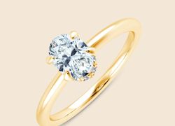 Daffodil Oval Ring - Gelb / 14k Gold / 47