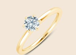 Lily Six Prong Ring - Gelb / 14k Gold / 47