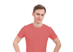 Tan-Through T-Shirt For Men – Coral