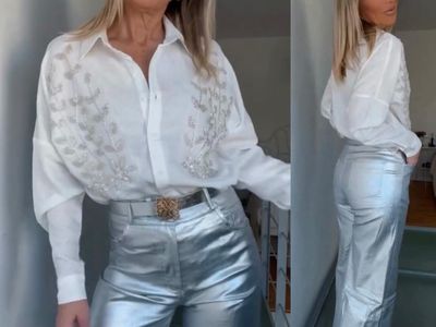 Pantalón Metalizado