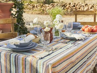 Mantel jacquard