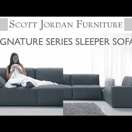 Signature Series Sleeper Sofas -  easy to open - easy to close - see how it works